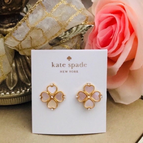 KATE SPADE • Legacy Logo Spade Earrings - Picture 3 of 5